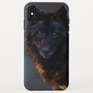 Schwarzer Wolf Case-Mate iPhone Hülle