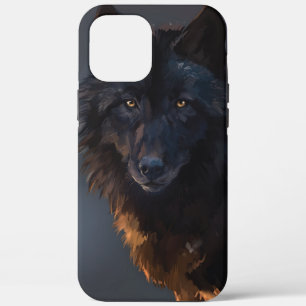 Schwarzer Wolf Case-Mate iPhone Hülle