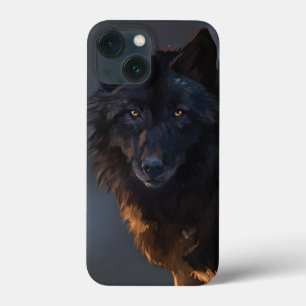 Schwarzer Wolf Case-Mate iPhone Hülle