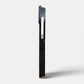 Schwarzer Wolf Case-Mate iPhone Hülle (Rückseite / Links)