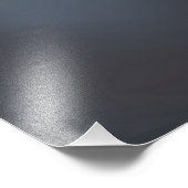Schwarzer Wolf Fotodruck (Ecke)