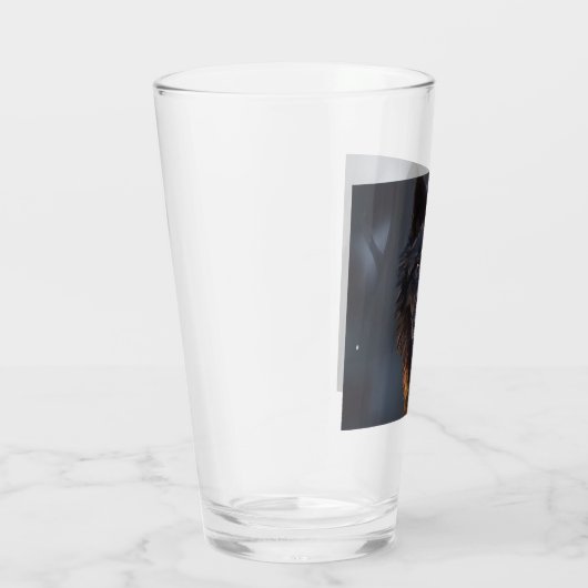 Schwarzer Wolf Glas (Rechts)