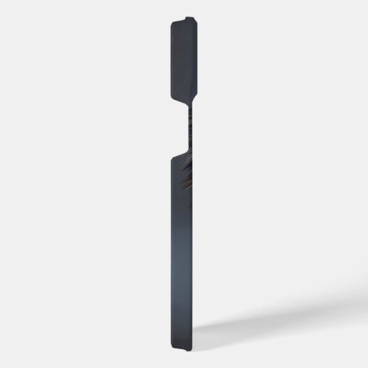 Schwarzer Wolf iPhone Hülle (Rechte Seite)