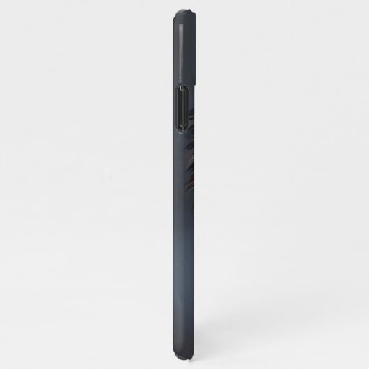 Schwarzer Wolf iPhone Hülle (Rechte Seite)