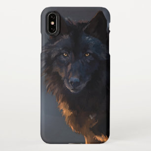 Schwarzer Wolf iPhone Hülle