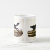 Schwarzer Wolf oder Schwarzer Amerikanischer Wolf Kaffeetasse (Mittel)