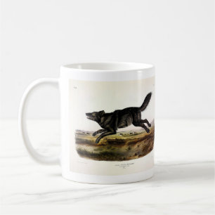 Schwarzer Wolf oder Schwarzer Amerikanischer Wolf  Kaffeetasse