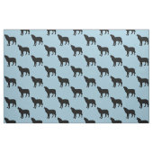 Schwarzer Wolf Stoff (Fat Quarter (45,7 x 55,9 cm))