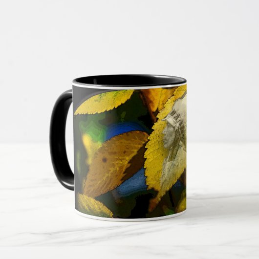 SCHWARZER WOLF TASSE (Vorderseite Links)