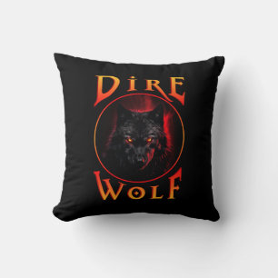 Schwarzer Wolf Wiedersehen Kissen