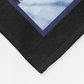 Schwarzer Wolfsklotz, Tiergeschenk für Liebe Fleecedecke (Ecke)