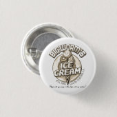 Schwarzer Wurm Button (Vorne & Hinten)