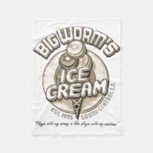 Schwarzer Wurm Fleecedecke