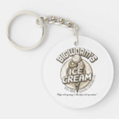 Schwarzer Wurm Schlüsselanhänger (Vorderseite)