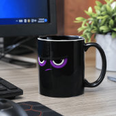 Schwarzer wütender Ninja Tasse