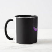 Schwarzer wütender Ninja Tasse (Links)