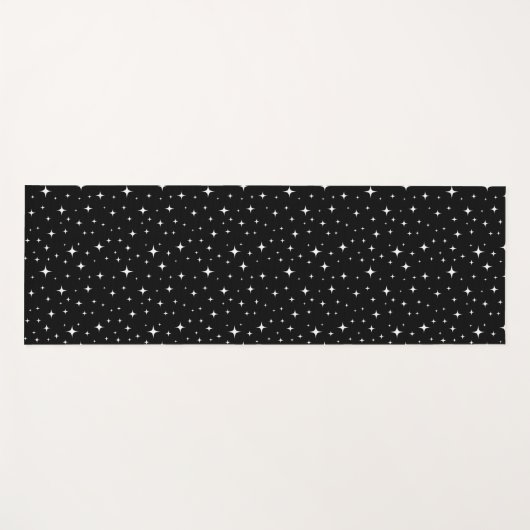 Schwarzer Yoga Mat Yogamatte (Vorderseite (Horizontal))