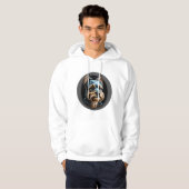 Schwarzer Yorkshire Terrier Hoodie (Vorne ganz)