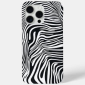 Schwarzer Zebra-Motiv🦓 Case-Mate iPhone Hülle (Rückseite)