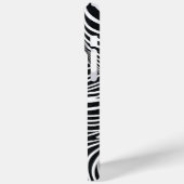Schwarzer Zebra-Motiv🦓 Case-Mate iPhone Hülle (Rückseite / Links)