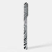 Schwarzer Zebra-Motiv🦓 iPhone Hülle (Rechte Seite)