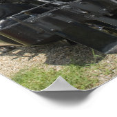 Schwarzer Zug Poster (Ecke)