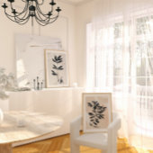 Schwarzer Zweig, einfacher Skandinaviendruck auf A Poster