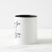 Schwarzes 11-Unze-kombinierte Tasse (Zentrum)