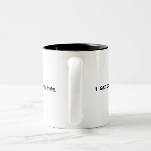 Schwarzes 11 Zwei-Ton 0z Tasse (Henkel)