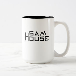 Schwarzes 15 Unze Zwei-Ton Tasse