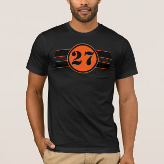 Schwarzes 27 T-Shirt