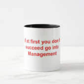 Schwarzes 325 ml-Wecker-Tasse Tasse (Zentrum)