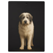 Schwarzes 4 Luxe-Clipboard, Mioritic Shepherd Klemmbrett (Rückseite)