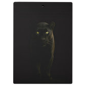Schwarzes 4 Luxe-Clipboard, Schwarzer Panther Klemmbrett (Rückseite)