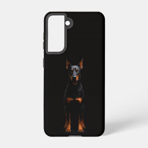 Schwarzes 4 Luxe Galaxy S21 Case, Guardian Doberma Samsung Galaxy Hülle