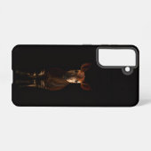 Schwarzes 4 Luxe Galaxy S21 Case, Okapi im Wald Samsung Galaxy Hülle (Rückseite (Horizontal))