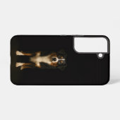Schwarzes 4 Luxe Galaxy S22 Case, Aussie Shepherd Samsung Galaxy Hülle (Rückseite (Horizontal))