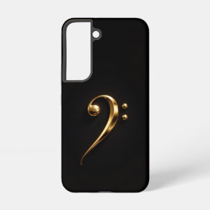 Schwarzes 4 Luxe Galaxy S22 Case, goldener Violins Samsung Galaxy Hülle
