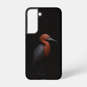 Schwarzes 4 Luxe Galaxy S22 Case, Rötlicher Seiden Samsung Galaxy Hülle