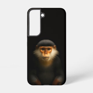 Schwarzes 4 Luxe Galaxy S22 Case, Roto Douc Langur Samsung Galaxy Hülle