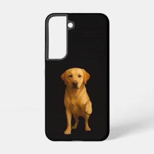 Schwarzes 4 Luxe Galaxy S22 Case, sanfter Labrador Samsung Galaxy Hülle