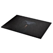 Schwarzes 4 Luxe Glas-Board Black Mamba Schneidebrett (Ecke)