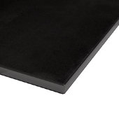 Schwarzes 4 Luxe Glas Schneidbrett Deutscher Point Schneidebrett (Ecke)