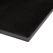 Schwarzes 4 Luxe Glas-Schneidbrett Forest Okapi Schneidebrett (Ecke)