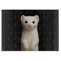 Schwarzes 4 Luxe Glas Schneidbrett Stylish Ermine