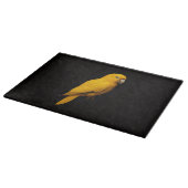 Schwarzes 4 Luxe Glasboard Goldsittich Schneidebrett (Ecke)