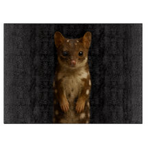 Schwarzes 4 Luxe Glasboard mit Sweet Quoll