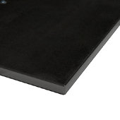 Schwarzes 4 Luxe Glasboard Orange Schwarzer Frosch Schneidebrett (Ecke)