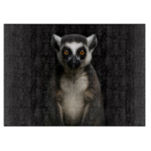 Schwarzes 4 Luxe Glasboard Sanfter Lemur