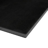 Schwarzes 4 Luxe Glasboard Sonnengelbe Rose Schneidebrett (Ecke)